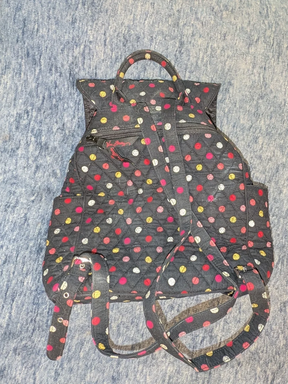 Vera Bradley Havana Dot Mini Drawstring Backpack